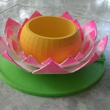 lotus fleur tinkercad 3d print model - Mito3D