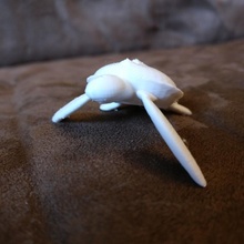 semplice mare tartaruga totemico giocattoli Giochi animale figurina giocattolo tinkercad totem 3d print model - Mito3D