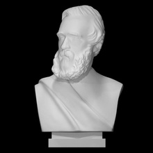 Robert berger analyse buste visage homme portrait sculpture marbre Écossais Galerie 3d print model - Mito3D