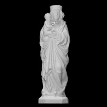 virgin child scan baby jesus mother sculpture statue religious mary christ 3d print model - Mito3D
