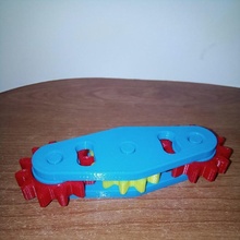engranajes 3 piezas brinquedos jogos engrenagem engranaje 3d print model - Mito3D