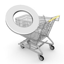 coin 'shopping cart' & garden easy handy simple shopping cart 3d print model - Mito3D