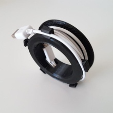 Spule 'Aufladen Kabel' schonen Teile Zubehörteil Kabel praktisch Reise USB Laden Mikro Kabelrolle 3d print model - Mito3D