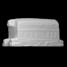 sarcophage Ahiram Roi byblos analyse cercueil inscription 3d print model - Mito3D