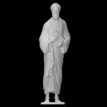 Saint analyse figure homme sculpture statue bronze 3d print model - Mito3D