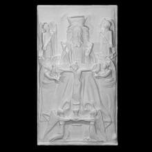 relief seat mercy scan alabaster sothebys 3d print model - Mito3D