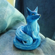 blink fox fan art animal creature fantasy gaming mythical fanart hearthstone tails 3d print model - Mito3D
