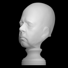 sir walter scott scan anatomy poet scottish death-mask walter-scott novelist waverley 3d print model - Mito3D