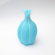 çizgili masa vazo Bahçe şişe sarmal dekor hale getirmek 3d print model - Mito3D