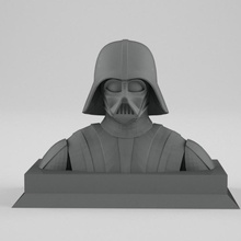 Darth Vader büst Bahçe fantezi film oyun Jedi star Yıldız Savaşları sla güç bilimkurgu savaşlar savaş alanı 3d print model - Mito3D