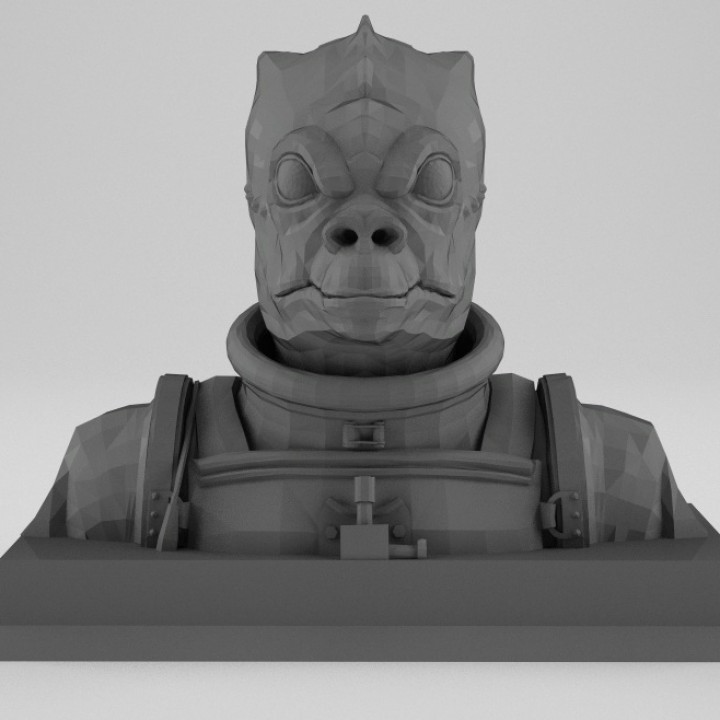 jefe busto oscuro fantasía película juego Jedi estrella guerra Galaxias Sla ciencia ficción guerras bosk 3D print model - Mito3D