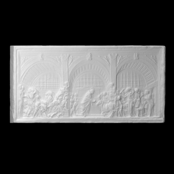 miracle mule scan sculpture relief donatello 3D print model - Mito3D