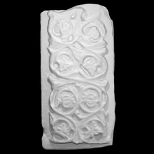 decorativo Roca escanear escultura caliza alivio Israel granadas 3d print model - Mito3D