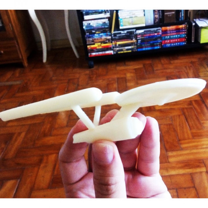 stella trekking impresa fan arte film serie star Trek scifi 3D print model - Mito3D