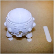 goku's capsule corp ship toys & games ball dragon lizard reptile space goku hide gecko namek 3d print model - Mito3D