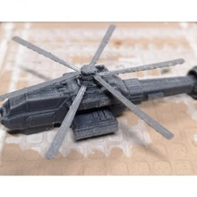 warrior h8 helicopter toys & games aircraft 6mm battletech 3d print model - Mito3D