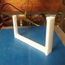 tavan biriktirmek Kulp destek inşa etmek 3d yazıcı 3d print model - Mito3D
