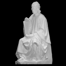 arnolfo di cambio scan sculpture monument seated pampaloni 3d print model - Mito3D