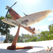 spitfire mk 5 giochi giocattoli aereo mao casella 3d print model - Mito3D
