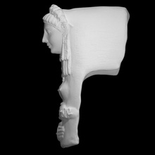 cartonagem mascarar jovem senhora Varredura egípcio escultura mulher 3d print model - Mito3D