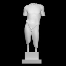 figure athlete scan roman sculpture marble 3d print model - Mito3D