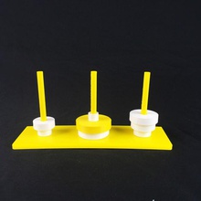 tower hanoi toys & games game tablegame puzzlegame logicgame 3d print model - Mito3D
