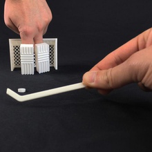 dedo hóquei brinquedos games fácil engraçado jogo tablegame fingergame 3d print model - Mito3D