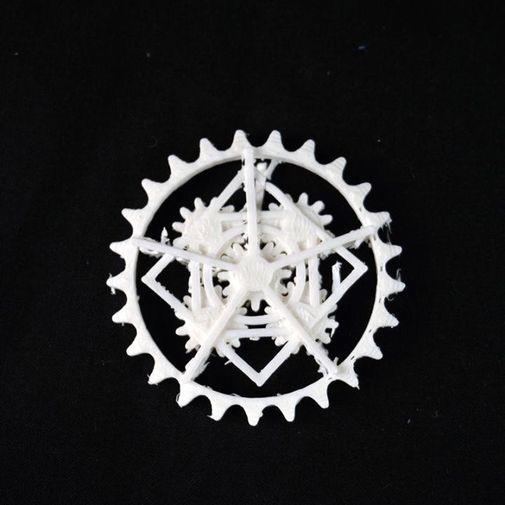 moving gears sprocket & garden 3D print model - Mito3D