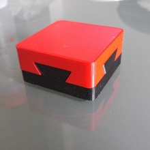 impossível cauda andorinha caixa gaveta enigma truque Magia lógica madeira gavetas 3d print model - Mito3D