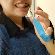 escova dente adaptador acessibilidade tecnologia incapacidade assistivetech ocupacional terapia órteses auxiliar 3d print model - Mito3D