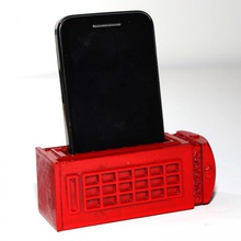 londra phonebox cellulare stand gadgets elettronica telefono phonestand concorso verbatim 3d print model - Mito3D