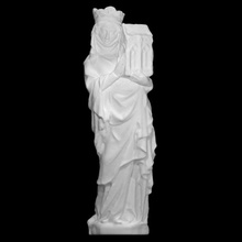 queen jeanne navarre donor scan sculpture paris limestone france tabernacle 3d print model - Mito3D
