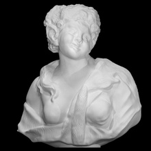 bust faun scan sculpture terracotta 3d print model - Mito3D