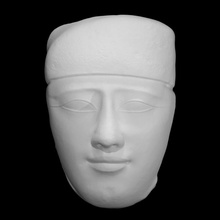 egípcio cabeça Varredura Egito escultura pedra 3d print model - Mito3D