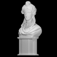 Büste Göttin Scan Skulptur Marmor 3d print model - Mito3D