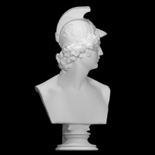 abdiel escanear busto griego casco hombre personaje ángel americano greenough 3d print model - Mito3D