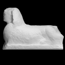 Sphinx Scan Skulptur Kalkstein umm el amed 3d print model - Mito3D