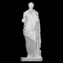 statue hygeia scan sculpture marble figurative byblos 3d print model - Mito3D
