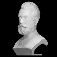 James Pittendrigh Macgillivray Scan Büste Skulptur Bronze james pittendrigh macgillivray schotz 3d print model - Mito3D