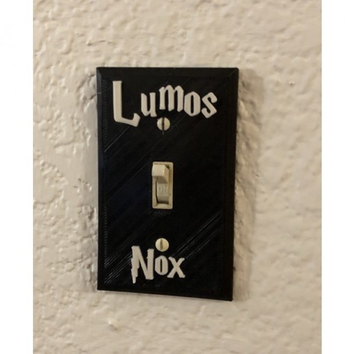 atormentar oleiro Lumos nox luz interruptor prato jardim 3D print model - Mito3D