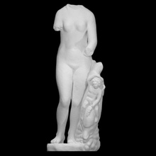 figurine capitoline aphrodite scan roman sculpture statue marble imperial copy 3d print model - Mito3D