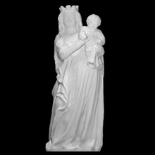 virgem criança Varredura Jesus escultura Maria 3d print model - Mito3D
