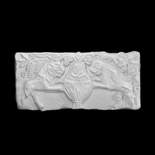 quadra friso Varredura escultura calcário 3d print model - Mito3D