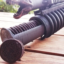 burlarse lanzacohetes almacenamiento Deportes aire libre airsoft pistola juguete granada m4 desafío picatinny 3d print model - Mito3D