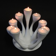 lisa candelabri giardino cenare mobilia cucina illuminazione casalinghi lumini 3d print model - Mito3D