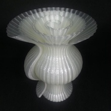 mono bobina vaso jardim decoração vasos espiral flor modo 3d print model - Mito3D