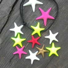 starfish pendant bracelet keychain jewellery marina stella portachiavi ciondolo bracceletto 3d print model - Mito3D