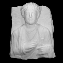 bust man she'ila scan sculpture stone 3d print model - Mito3D