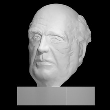 george wyllie scan bust head sculpture bronze george-wyllie kenny-munro 3d print model - Mito3D