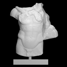 torso Ercole scansione scultura marmo frammentario 3d print model - Mito3D